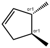 trans-3,4-dimethylcyclopentene Struktur