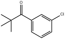 3'-CHLORO-2,2-DIMETHYLPROPIOPHENONE Struktur