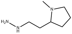 2-(2-HYDRAZINO-ETHYL)-1-METHYLPYRROLIDINE Struktur