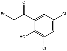 2-BROMO-3' 5'-DICHLORO-2'-HYDROXYACETOP& Struktur