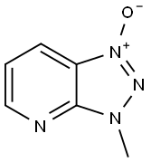 3H-1,2,3-Triazolo[4,5-b]pyridine,  3-methyl-,  1-oxide Struktur