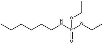 N-Hexylphosporamidic acid diethyl ester Struktur