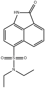 N,N-DIETHYL-2-OXO-1,2-DIHYDROBENZO[CD]INDOLE-6-SULFONAMIDE Struktur