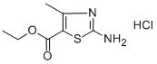 ETHYL 2-AMINO-4-METHYL-1,3-THIAZOLE-5-CARBOXYLATE HYDROCHLORIDE Struktur