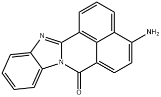 4-Amino-7H-benzimidazo[2,1-a]benz[de]isoquinolin-7-one Struktur