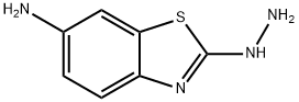 2(3H)-Benzothiazolone,6-amino-,hydrazone(9CI) Struktur