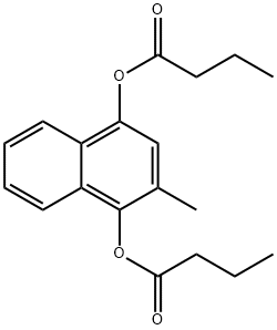 menadiol dibutyrate Struktur