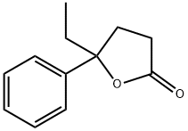 GAMMA-ETHYL-GAMMA-PHENYL-BUTYROLACTONE Struktur