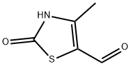 5-Thiazolecarboxaldehyde, 2,3-dihydro-4-methyl-2-oxo- (9CI) Struktur