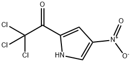 2,2,2-TRICHLORO-1-(4-NITRO-1H-PYRROL-2-YL)-ETHANONE Struktur