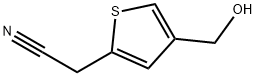 2-Thiopheneacetonitrile, 4-(hydroxymethyl)- (9CI) Struktur