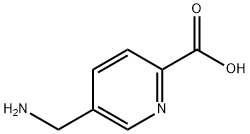 2-Pyridinecarboxylicacid,5-(aminomethyl)-(9CI) Struktur