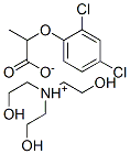 tris(2-hydroxyethyl)ammonium 2-(2,4-dichlorophenoxy)propionate Struktur