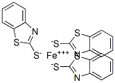 2-Mercaptobenzothiazole, ferric salt Struktur