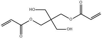 2,2-bis(hydroxymethyl)-1,3-propanediyl diacrylate Struktur