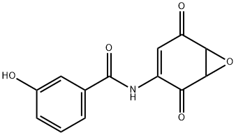 Benzamide, N-(2,5-dioxo-7-oxabicyclo[4.1.0]hept-3-en-3-yl)-3-hydroxy- (9CI) Struktur