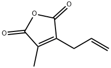 2,5-Furandione, 3-methyl-4-(2-propenyl)- (9CI) Struktur