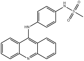 4'-(9-acridinylamino)methanesulfonanilide Struktur