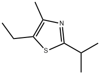 Thiazole, 5-ethyl-4-methyl-2-(1-methylethyl)- Struktur