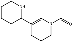 3,4-Dihydro-5-(piperidin-2-yl)-1(2H)-pyridinecarbaldehyde Struktur