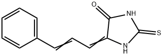 5-(3-Phenyl-2-propenylidene)-2-thioxoimidazolidin-4-one Struktur