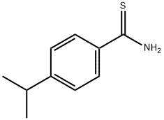 4-ISOPROPYLBENZENECARBOTHIOAMIDE Struktur