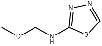 1,3,4-Thiadiazol-2-amine,  N-(methoxymethyl)- Struktur