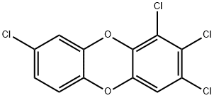 1,2,3,8-TETRACHLORODIBENZO-PARA-DIOXIN Struktur