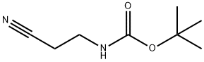 TERT-BUTYL N-(2-CYANOETHYL)CARBAMATE Struktur