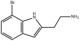 2-(7-bromo-1H-indol-2-yl)ethanamine Struktur