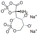 D-Glucosamine-3,6-di-O-sulphatedisodiumsalt Struktur