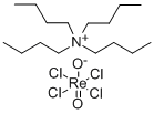 TETRABUTYLAMMONIUM TETRACHLOROOXORHENATE(V) Struktur