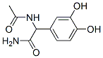 Benzeneacetamide, alpha-(acetylamino)-3,4-dihydroxy- (9CI) Struktur