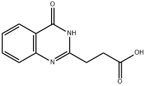 3-(4-OXO-3,4-DIHYDRO-QUINAZOLIN-2-YL)-PROPIONIC ACID Struktur