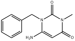 6-AMINO-1-BENZYL-3-METHYL-1H-PYRIMIDINE-2,4-DIONE Struktur