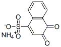 3,4-Dihydro-3,4-dioxo-1-naphthalenesulfonic acid ammonium salt Struktur