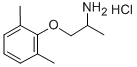 Mexiletine hydrochloride  Struktur