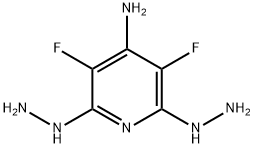 2(1H)-Pyridinone,4-amino-3,5-difluoro-6-hydrazino-,hydrazone(9CI) Struktur