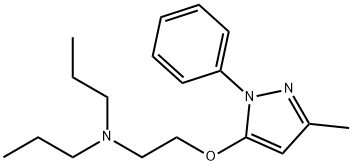 5-[2-(Dipropylamino)ethoxy]-3-methyl-1-phenyl-1H-pyrazole Struktur