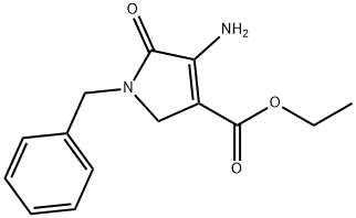 ethyl 4-aMino-1-benzyl-5-oxo-2,5-dihydro-1H-pyrrole-3-carboxylate Struktur