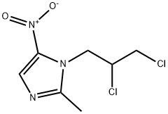 1-(2,3-Dichloropropyl)-2-methyl-5-nitro-1H-imidazole Structure