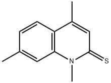 2(1H)-Quinolinethione,  1,4,7-trimethyl- Struktur