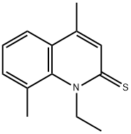 2(1H)-Quinolinethione,  1-ethyl-4,8-dimethyl- Struktur