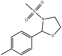 Thiazolidine, 2-(4-methylphenyl)-3-(methylsulfonyl)- (9CI) Struktur