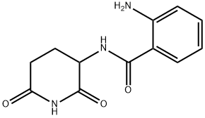 Benzamide, 2-amino-N-(2,6-dioxo-3-piperidinyl)- (9CI) Struktur