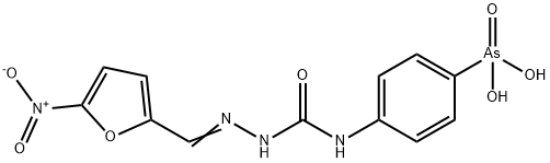 5-ニトロ-2-フルアルデヒド4-(4-アルソノフェニル)セミカルバゾン 化學(xué)構(gòu)造式