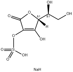 L(+)-ASCORBIC ACID 2-SULFATE DISODIUM SALT DIHYDRATE Struktur