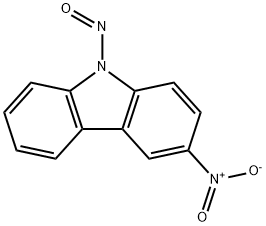 3-Nitro-9-nitroso-9H-carbazole Struktur