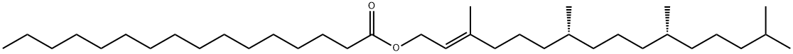 [R-[R*,R*-(E)]]-3,7,11,15-tetramethylhexadec-2-enyl palmitate Struktur