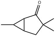 3,3,6-Trimethylbicyclo[3.1.0]hexan-2-one Struktur